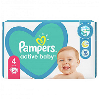 Подгузники Pampers Active Baby Размер 4 (9-14 кг) 46 шт.