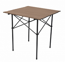 Стол раскладной 70x70 см коричневый 