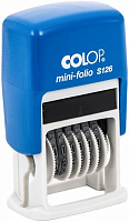Мини-нумератор S126 6 разрядов 3,8 мм Colop