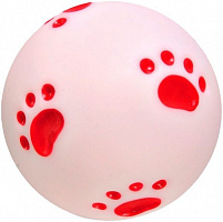 Игрушка для собак Trixie Мяч с лапками винил со звуком 10 см 3434
