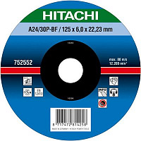 Круг зачисний по металу Hitachi 230x6,0x22,2 мм 752555