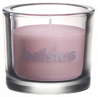 Свеча в стакане 80/92 Пастель розовый Bolsius