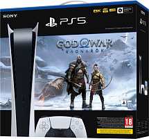 Игровая консоль Sony PS5 PlayStation 5 + God of War Ragnarok Digital Edition 711719452799 980350