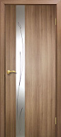 Дверное полотно ОМиС Дзеркало 3 КМ 800 мм дуб золотой 