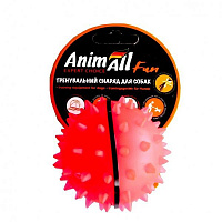 Игрушка для собак AnimAll Fun мяч каштан коралловый 7 см