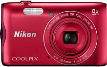 Фотоапарат Nikon Coolpix A300 red  