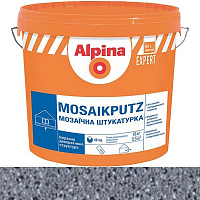 Декоративная штукатурка мозаичная Alpina Expert Mosaikputz 12 16 кг серый