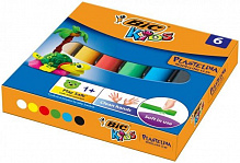 Пластилин Kidz 6 цветов BIC