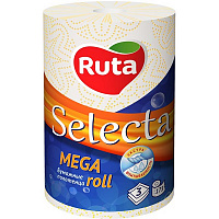 Паперові рушники Ruta Selecta Mega roll EA тришаровий 1 шт.