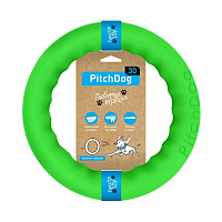Игрушка для собак PitchDog кольцо для апортировки d 28 см салатовое