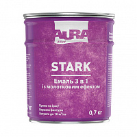 Емаль Aura® Stark 3 в 1 з молотковим ефектом темно-коричневий глянець 2,2кг