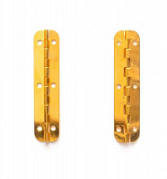 Петля декоративная рояльная золото 65х15 мм 2 шт. 