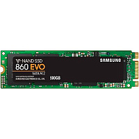 SSD-накопитель Samsung 860 Evo 500GB M.2 SATA III TLC (MZ-N6E500BW) 