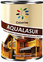 Антисептик COLORINA Aqualasur глянец рябина 0,75 л