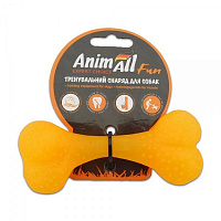 Игрушка для собак AnimAll Кость 12 см желтая 88111