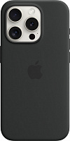 Чохол Apple Silicone Case with MagSafe для Apple iPhone 15 Pro black (MT1A3ZM/A)