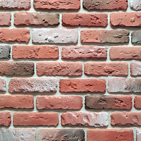 Плитка бетонная прямая Саватекс Декор Кирпич античный красный (с высолом) 0,5 кв.м 