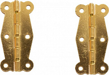 Петля декоративная фигурная золото пол-оборота 52х25 мм 2 шт. 