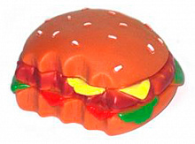 Игрушка для собак Topsi Гамбургер надкушенный, 9,5*9*4,5 см.