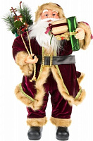 Декоративная фигура Дед Мороз бордовый TM-16025B 60 см 