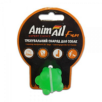 Игрушка для собак AnimAll Шар молекула 3 см зеленый 88135