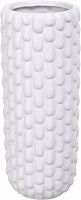 Ваза керамическая белая Falled 13х30,5 см
