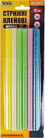 Стержни клеевые MasterTool цветные неоновые 11 мм 12 шт. 42-0165