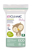 Ватные диски Cleanic Eco Baby 60 шт. (мягкая)