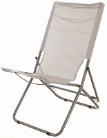 Кресло-шезлонг UBC Group раскладной серый 52x107 см 