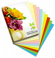 Бумага офисная цветная Spectra Color A4 80 г/м 10 цветов по 10 листов Rainbow разноцветный 