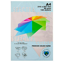 Бумага офисная Spectra Color A4 80 г/м 100 листов Ocean120 голубой 