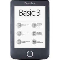 Електронна книга PocketBook 614 Basic3 black (PB614-2-E-CIS)