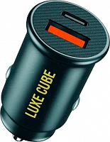 Автомобільний зарядний пристрій Luxe Cube USB type-С / USB type-А QС3.0 Power Delivery (2231286147013) 