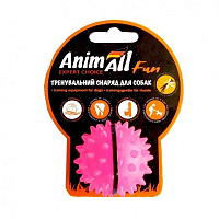 Игрушка для собак AnimAll Fun мяч каштан коралловый 5 см