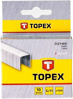 Скоби для ручного степлера Topex 10 мм тип 140 (G) 1000 шт. 41E410