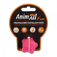 Игрушка для собак AnimAll Шар молекула 3 см коралловый 88133