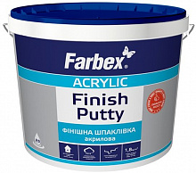 Шпаклевка Farbex финишная акриловая 1,5 кг белая