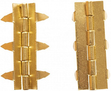 Петля декоративная забивная золото 30х10 мм 2 шт. 