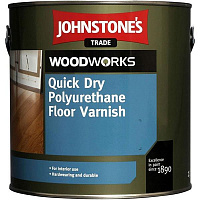 Лак для пола Quick Dry Polyurethane Floor Varnish Johnstone's полумат 5 л