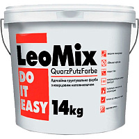 Грунтовочная краска адгезионная LeoMix Quarz Putz Farbe 14 кг