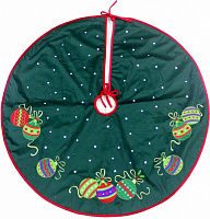 Декорация новогодняя SHENZHEN NANSING SCIENCE коврик под елку зеленый 107 см 
