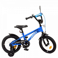 Велосипед дитячий PROF1 Shark синьо-чорний Y14212-1 