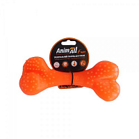 Іграшка для собак AnimAll Кістка 25 см помаранчева 88127