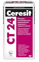 Штукатурка Ceresit для вирівнювання мурувань з пористих блоків СТ 24 25 кг