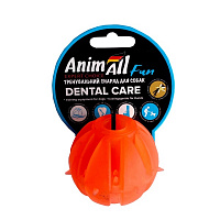 Мяч AnimAll Fun Вкусняшка Дентал оранжевый 5 см 113008