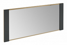 Зеркало настенное Грейд Combo 1368x598 мм графит серый/дуб эвок прибрежный 