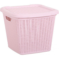 Кошик Ucsan Plastik рожева пудра 275x300x300 мм