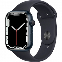 Смарт-часы Apple Watch Series7 45mmMidnightAluminiumCasewithMidnightSportBand (MKN53RB/A)