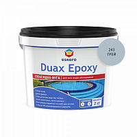 Затирка для плитки Eskaro Duax Epoxy грэй 2 кг 
