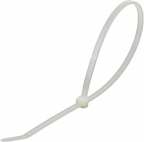 Стяжка кабельная CarLife белый, уп. 100 шт. 4,8х350мм